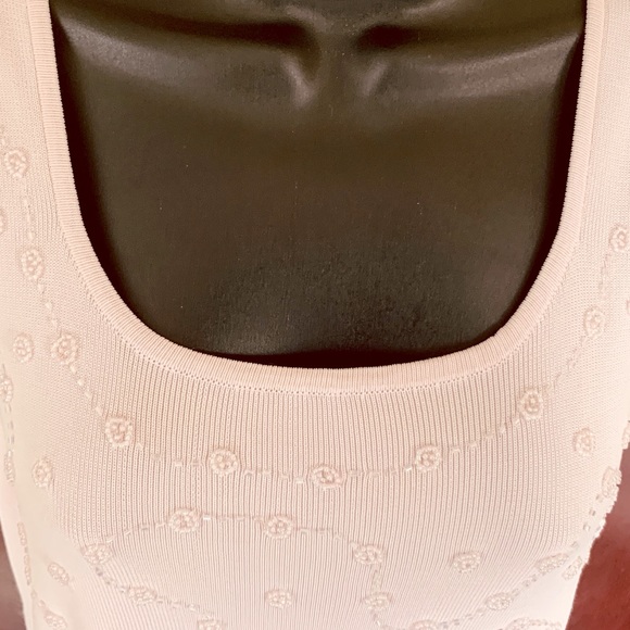 Beautiful soft Pink Woman Top rayon knit Fully Embelished with pink beading US M - Picture 6 of 13